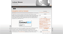Desktop Screenshot of lotusnews.de